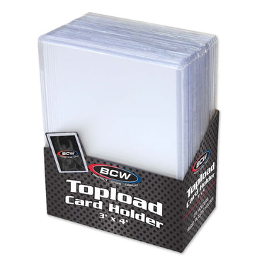 Toploader – BCW 3x4 Clear Regular Topload Cardsaver (35pt.) CoolUp Cards