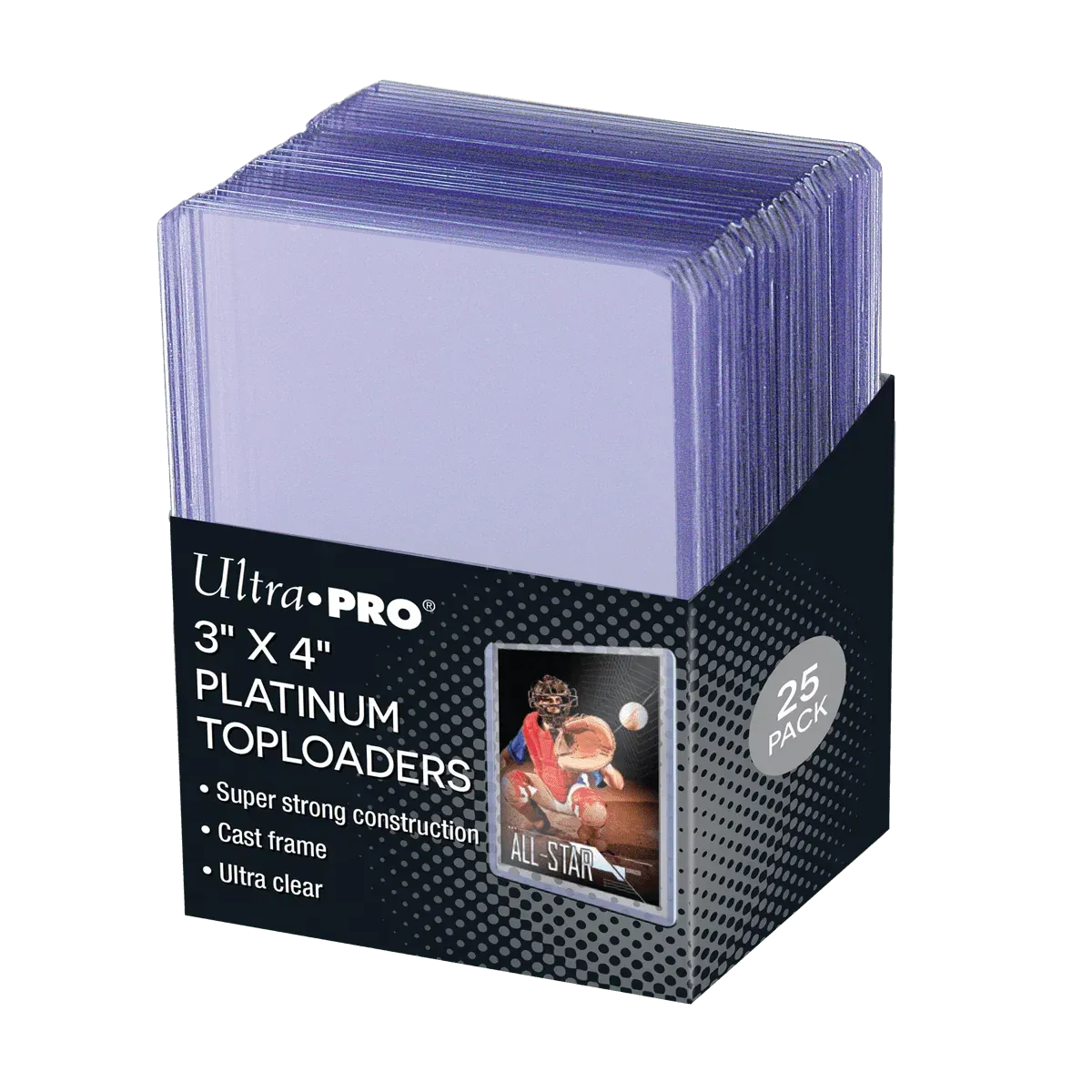 Toploader 35pt Platinum – Ultra Pro – Premium Card Covers Toploading Transparent (25er-Pack) CoolUp Cards