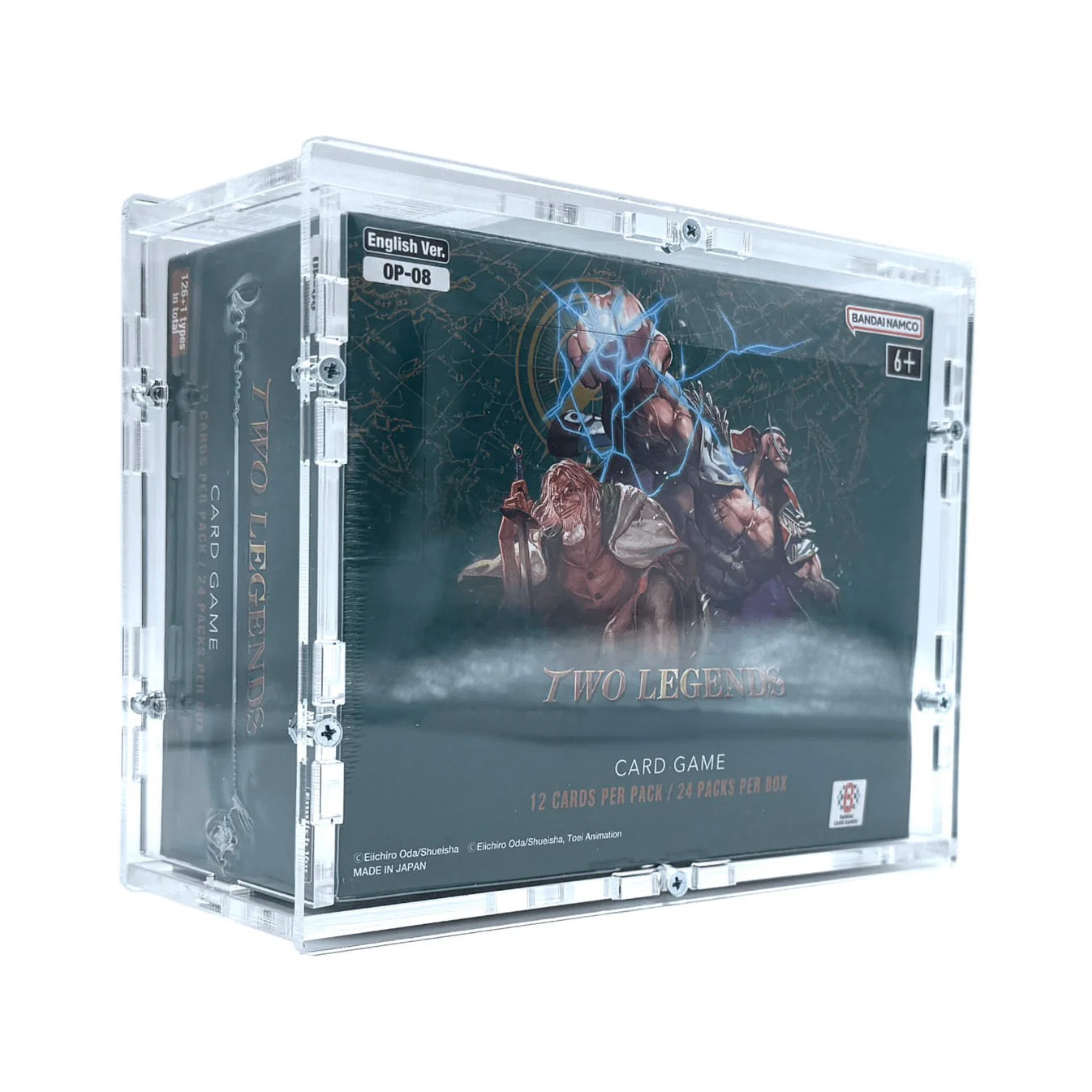 TCG Cases - Acryl Case für One Piece Display (Booster Box) Englisch OP-08 Two Legends