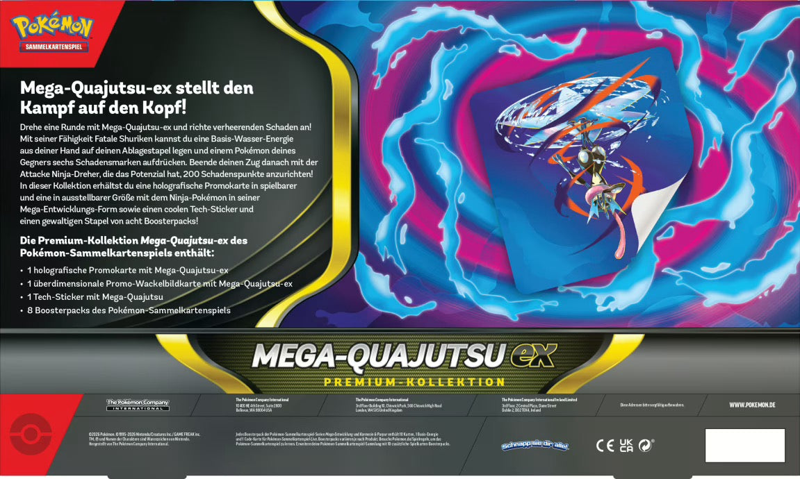 Mega-Quajutsu Premium Kollektion – Pokémon Deutsch 🇩🇪 CoolUp Cards