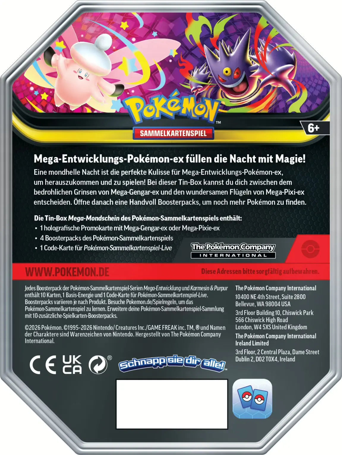 Mega Pixi - Tin Box – Pokémon 🇩🇪 Deutsch CoolUp Cards