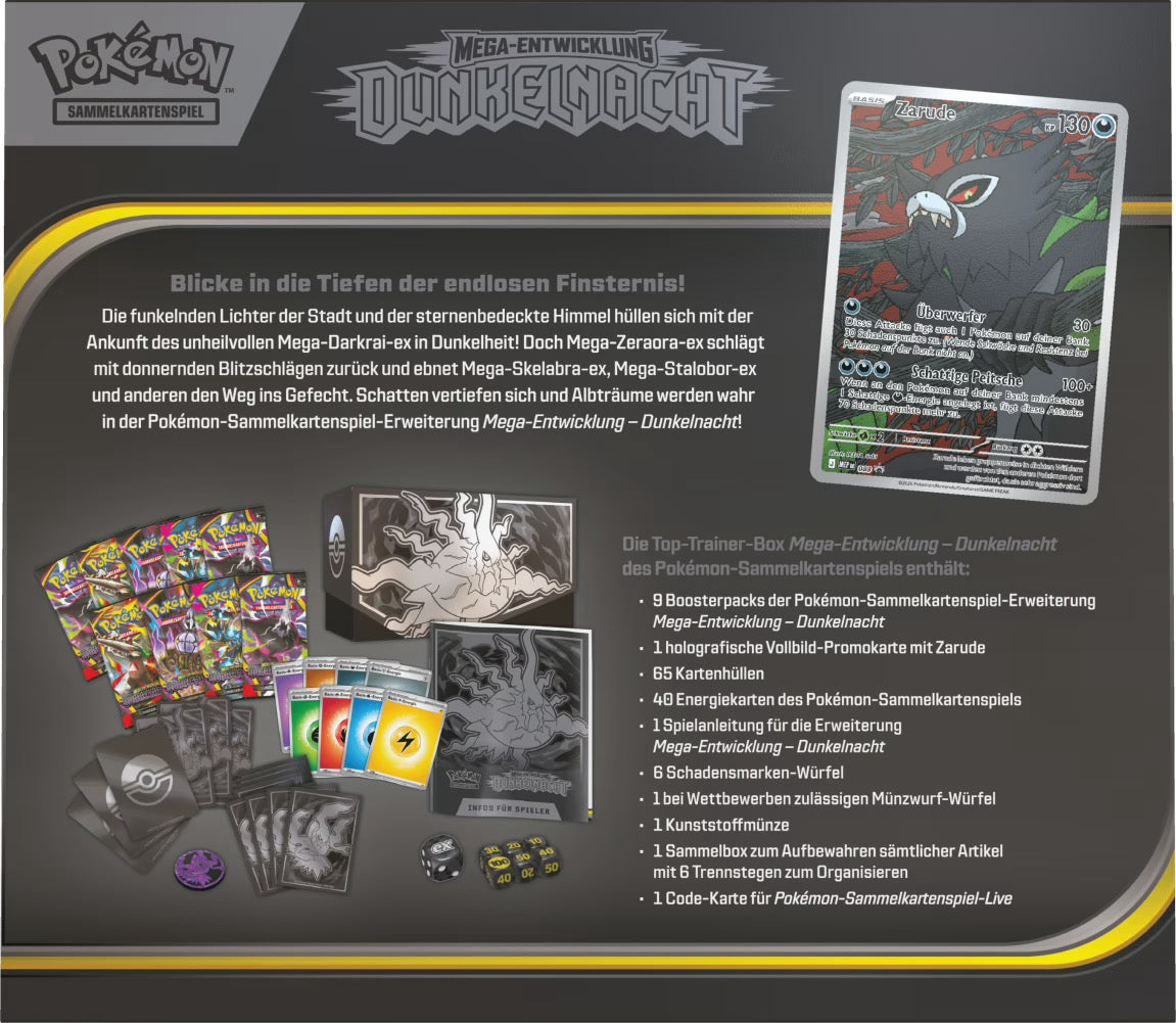 Dunkelnacht TTB Top-Trainer-Box – Pokémon Deutsch 🇩🇪 CoolUp Cards