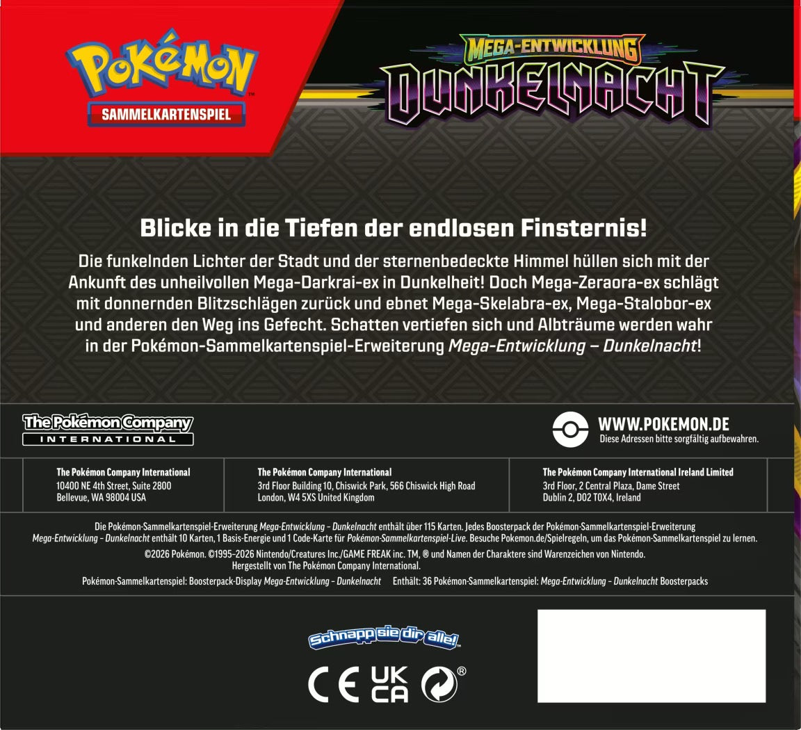Dunkelnacht – Display – Pokémon Deutsch 🇩🇪 CoolUp Cards