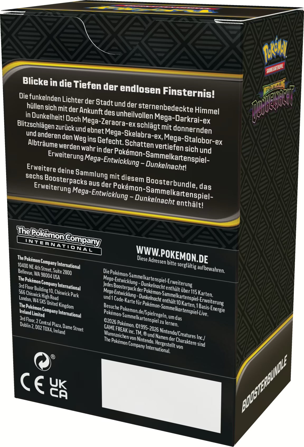 Dunkelnacht – Bundle – Pokémon Deutsch 🇩🇪 CoolUp Cards