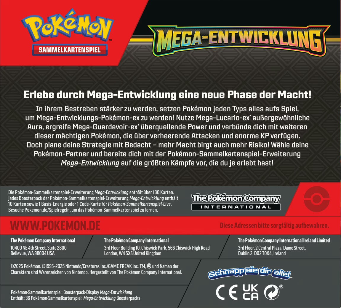 Mega Entwicklung – Display – Pokémon Deutsch 🇩🇪 CoolUp Cards