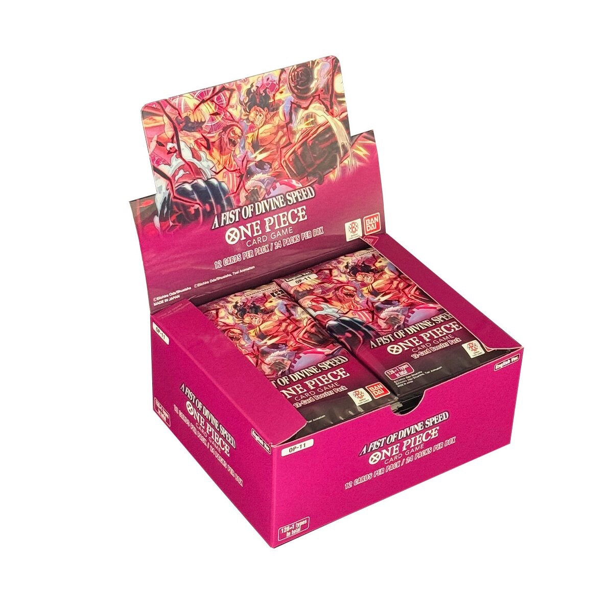 OP11: A Fist of Divine Speed – One Piece Booster Display - 🇬🇧 Englisch