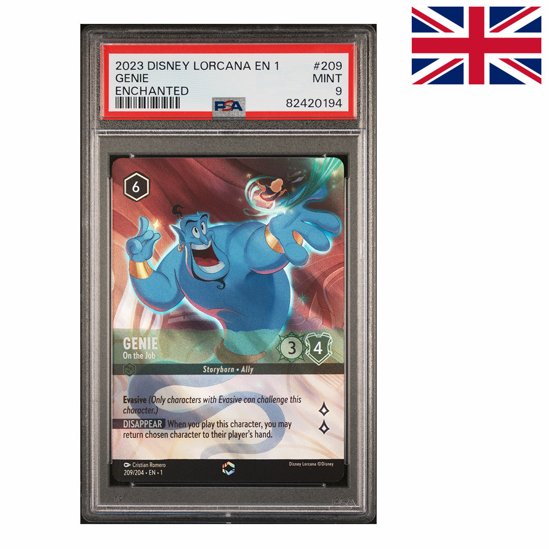 Genie Enchanted - Disney Lorcana - MINT PSA 9 - 🇬🇧 Englisch CoolUp Cards