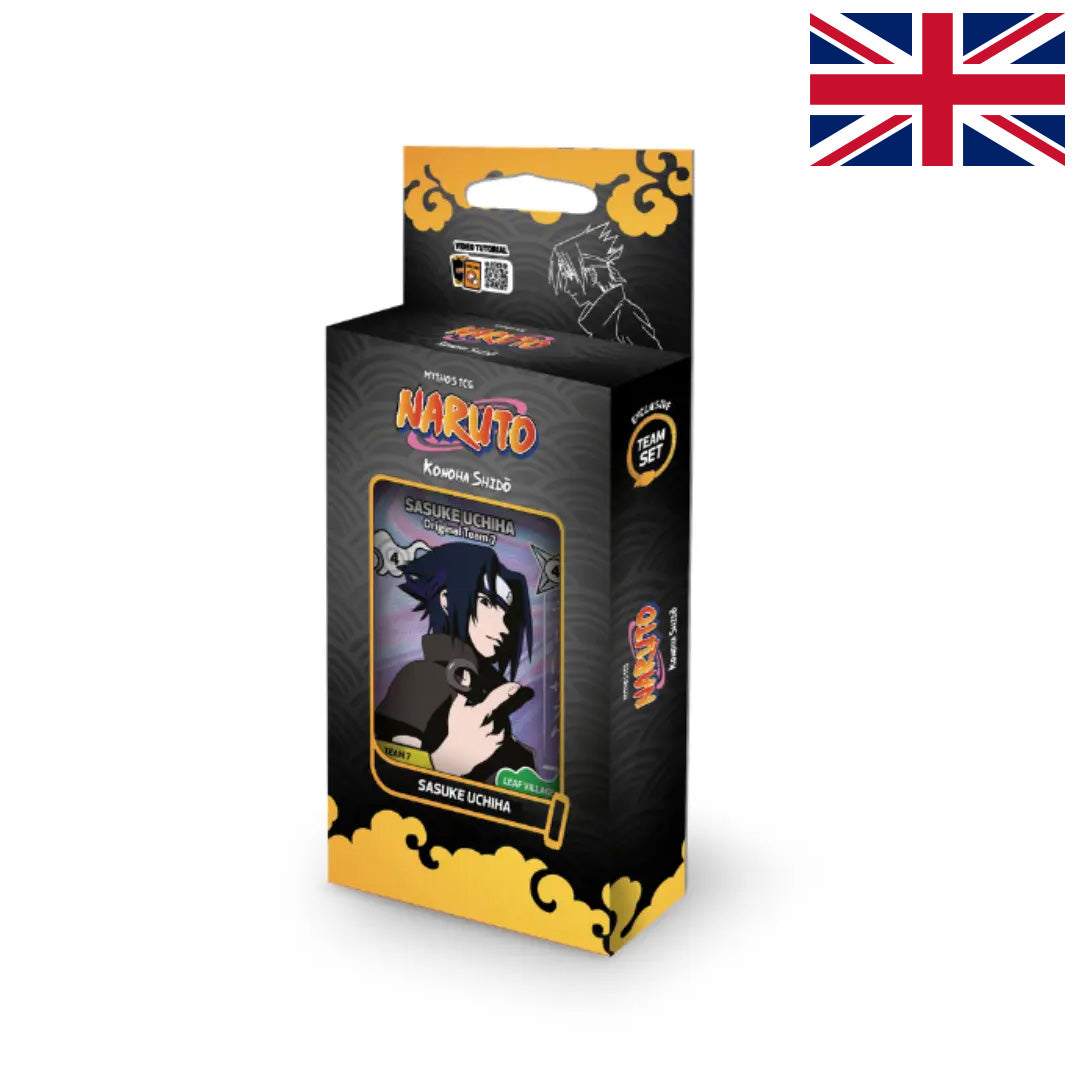 Sasuke Uchiha – Team Set Second Edition – Naruto Mythos TCG – 🇬🇧 Englisch CoolUp Cards