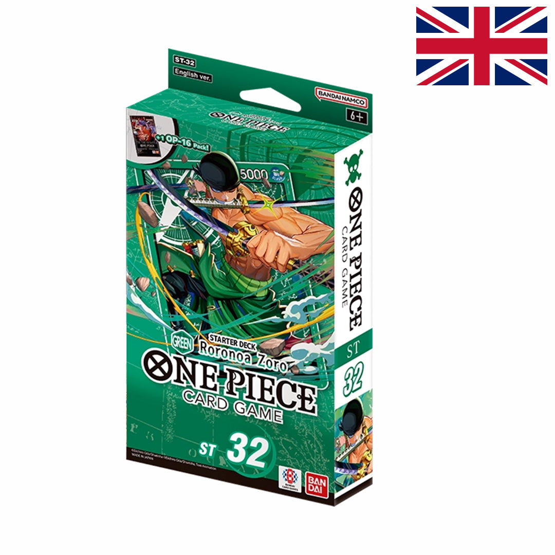 Roronoa Zoro - Green Starter Deck - One Piece - ST-32 - 🇬🇧 Englisch CoolUp Cards