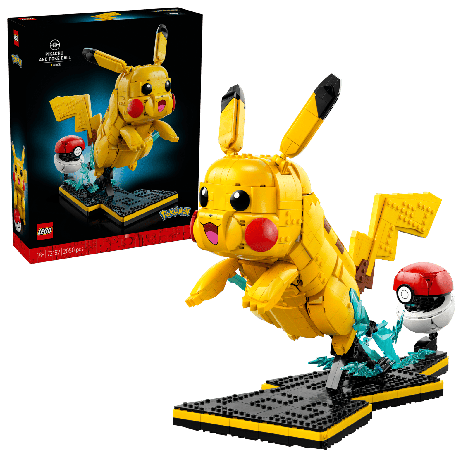 Lego Pikachu und Pokéball CoolUp Cards