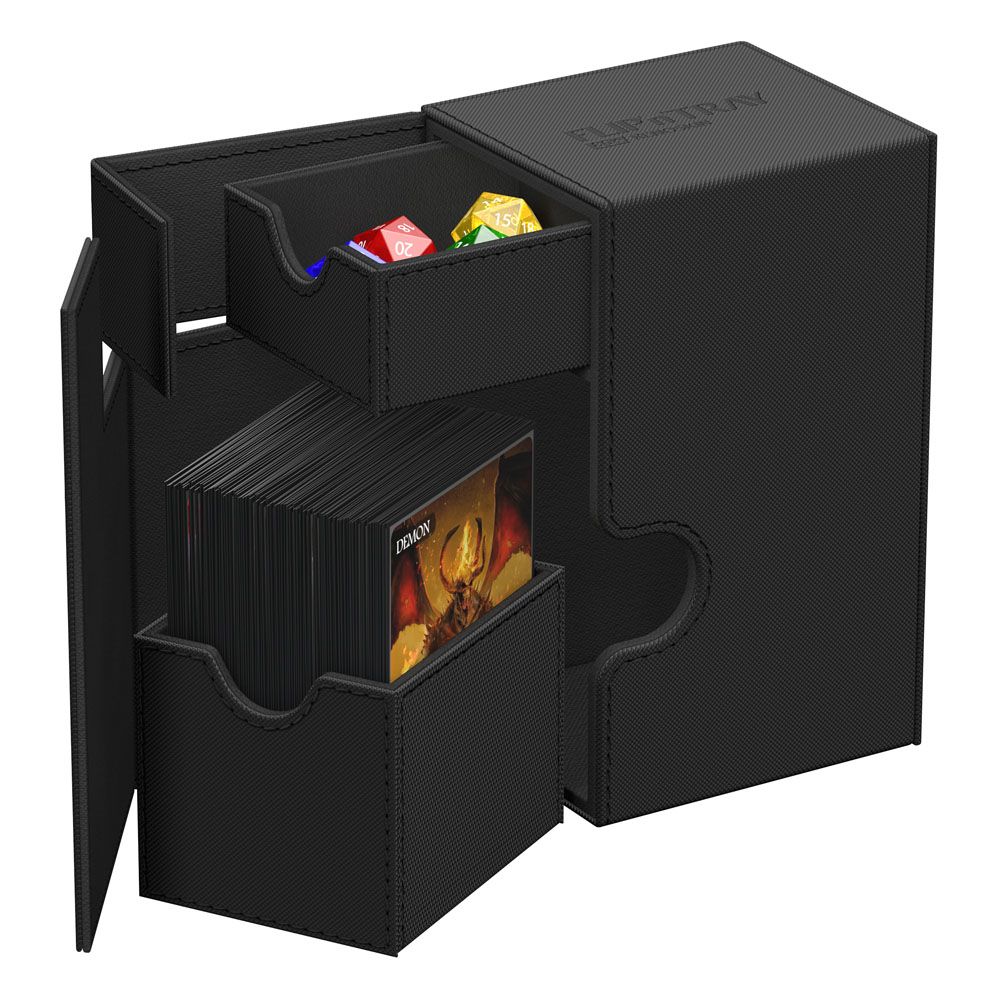 Flip`n`Tray Deckbox 80+ XenoSkin – Ultimate Guard – schwarz CoolUp Cards