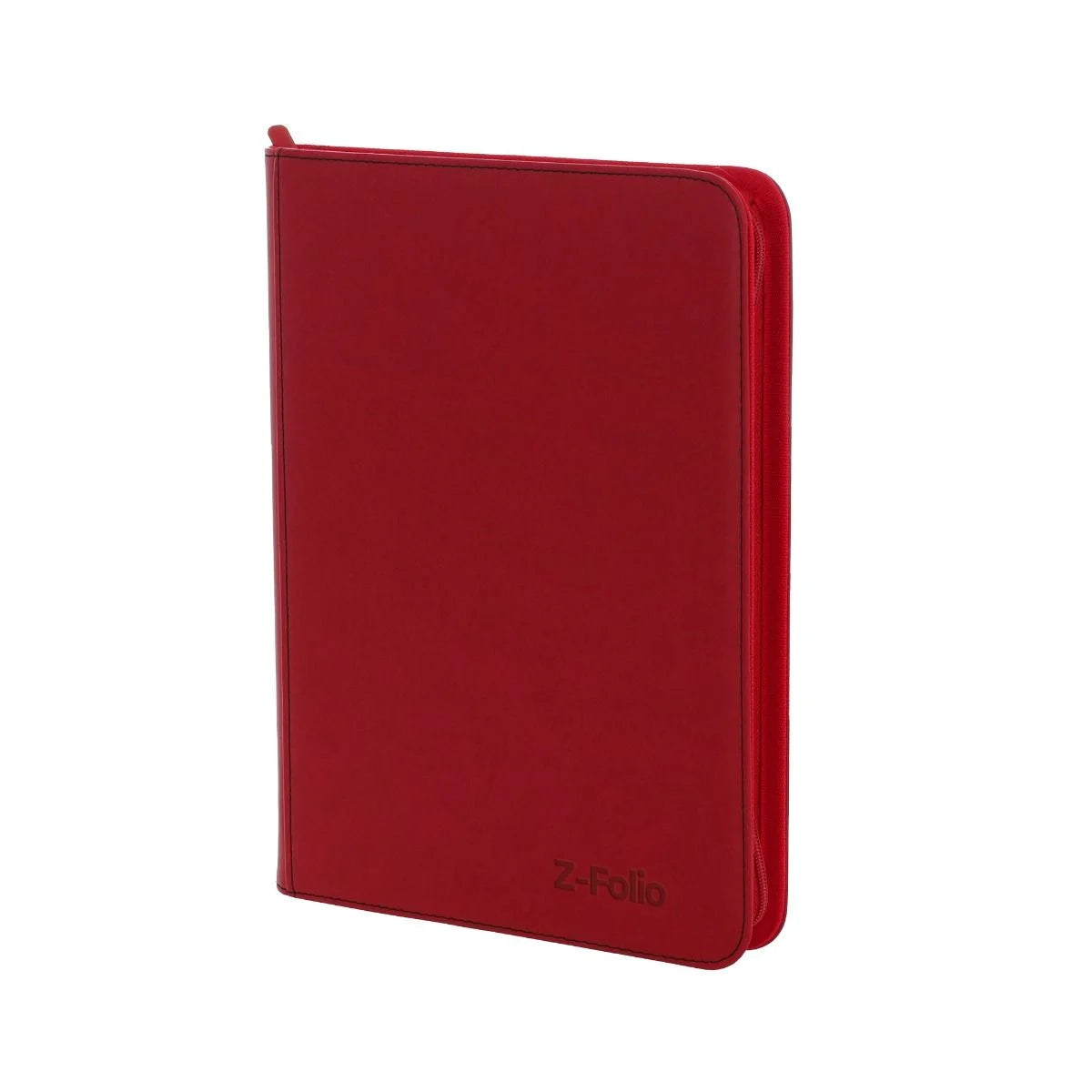 Z-Folio Rot – Premium Karten-Album / Zip-Folio aus Kunstleder – BCW