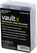 Vault X Semi-Rigids Sammelkartenhalter mit breiter Passform, 81 mm x 108 mm, PVC, 50 Stück CoolUp Cards