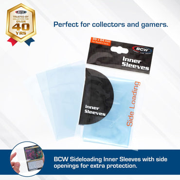 Inner Sleeves – BCW - Precision-Fit Sleeves, Side-Loading, Standardgröße, Transparent (100 Stk.)