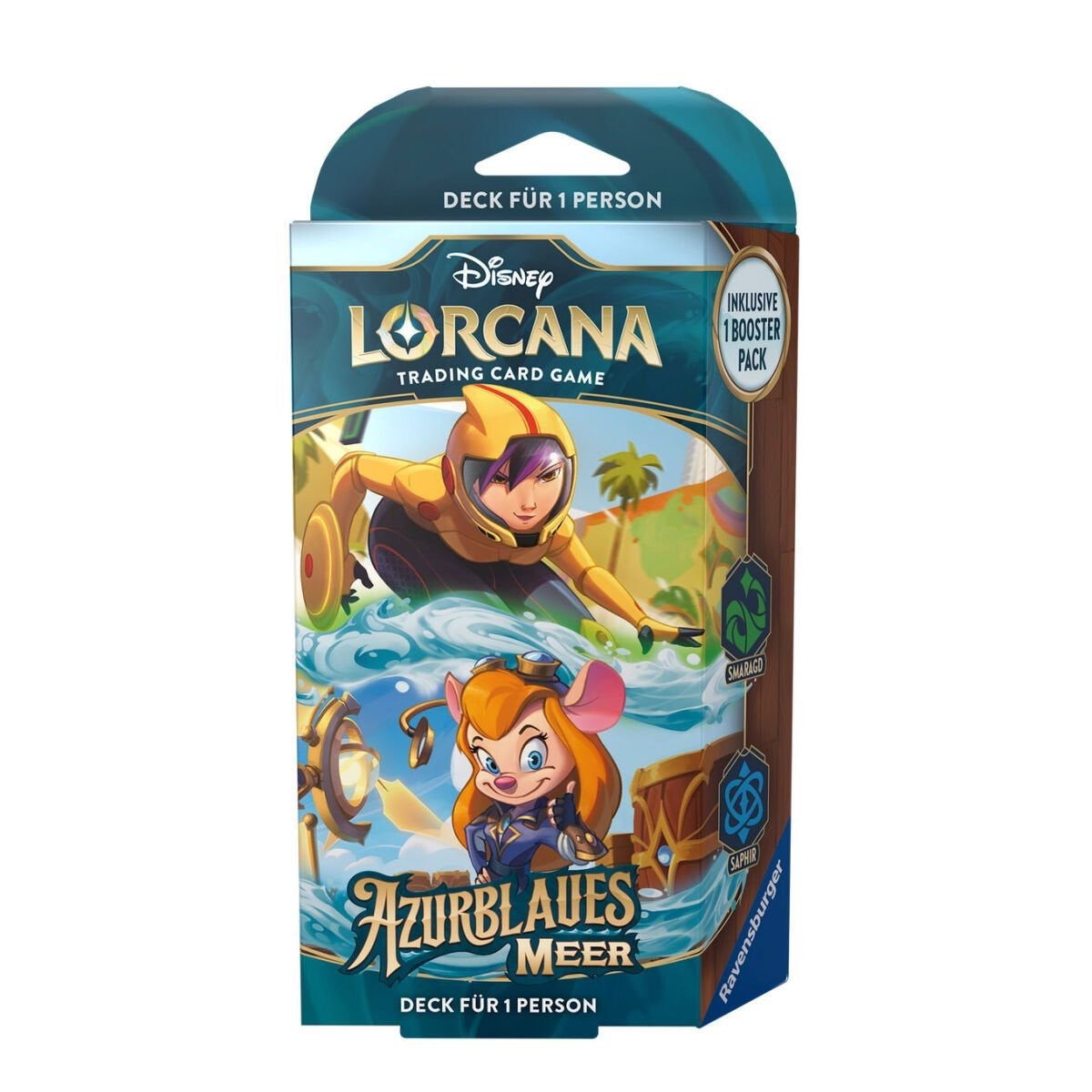 Disney Lorcana - Azurblaues Meer - Starter Deck Smaragd und Saphir - 🇩🇪 Deutsch