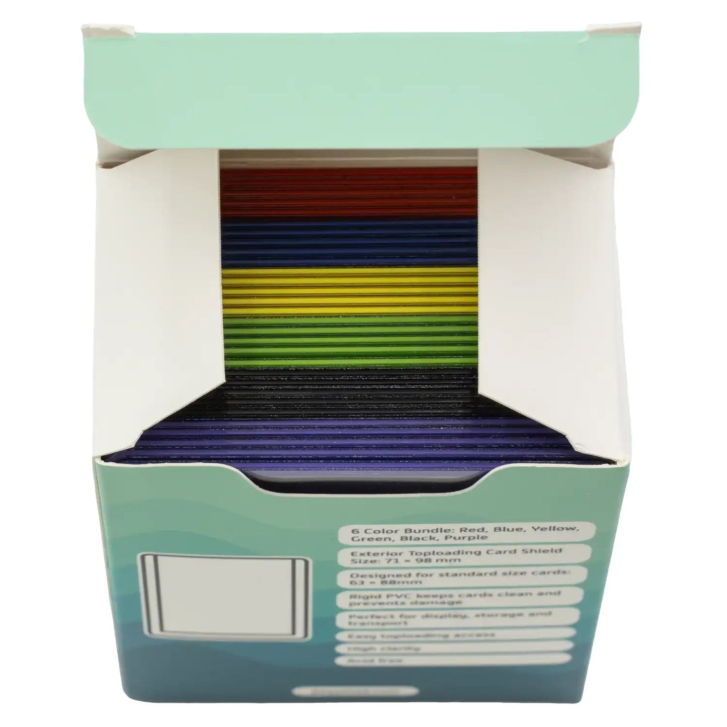 Toploader – Gemischtes Set (30-Pack, je 6 Farben) – PayaShell CoolUp Cards