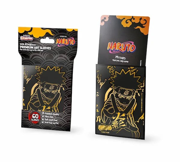 Sleeves + Deck Box – Gold Naruto – NARUTO Mythos CoolUp Cards
