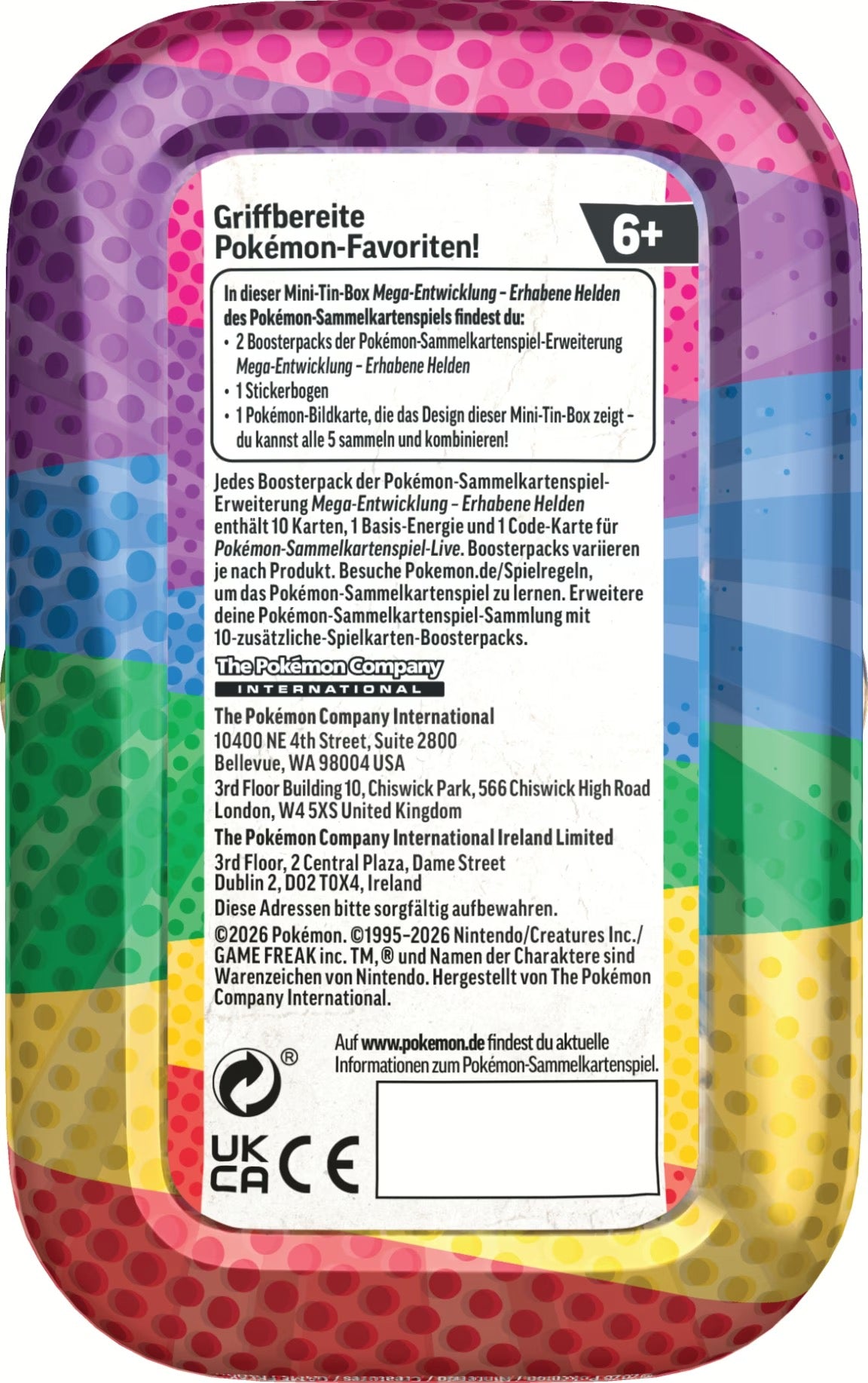 Erhabene Helden – Mini Tin – Pokémon Deutsch 🇩🇪 CoolUp Cards