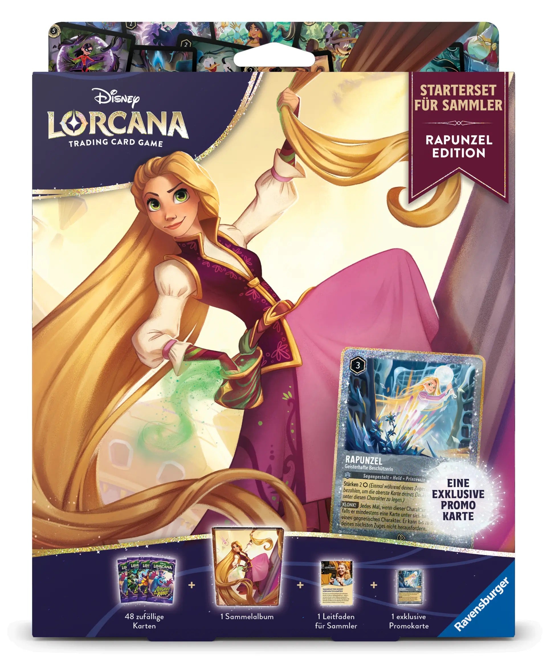 Starterset für Sammler - Rapunzel Edition - Disney Lorcana – Deutsch 🇩🇪 CoolUp Cards