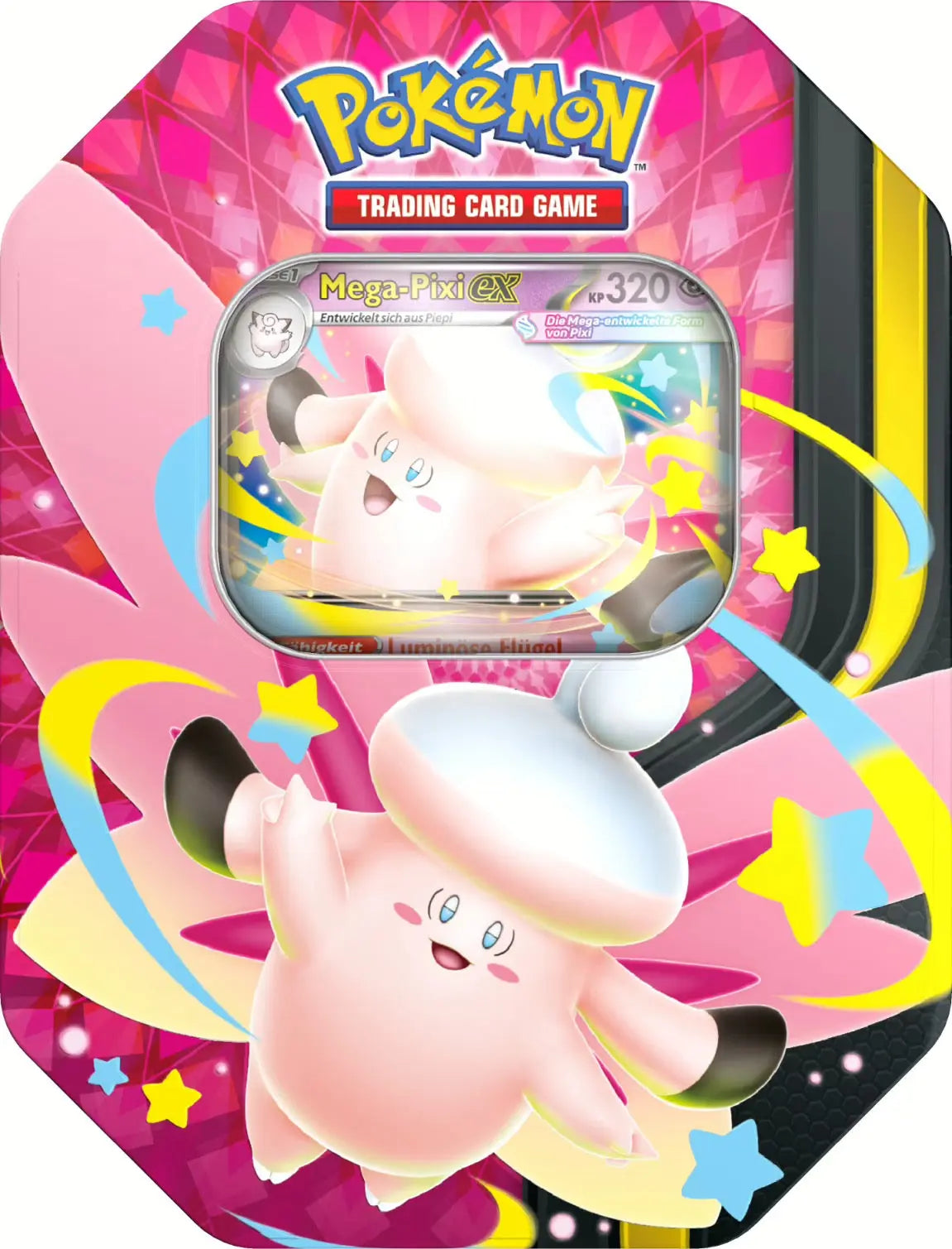 Mega Pixi  - Tin Box – Pokémon 🇩🇪 Deutsch CoolUp Cards