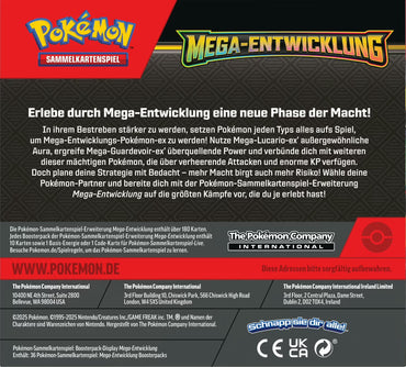 Mega Entwicklung – Display – Pokémon Deutsch 🇩🇪 CoolUp Cards