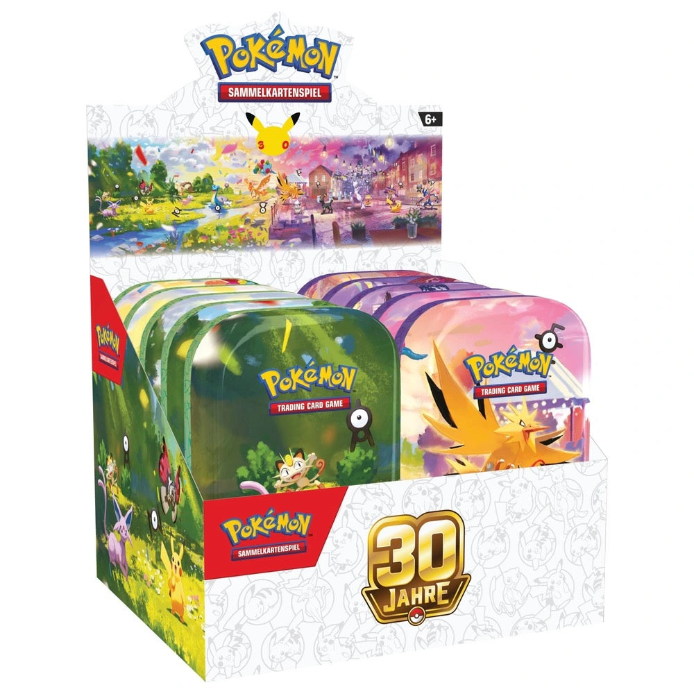 30 Jahre Edition – Mini Tin – Pokémon – Deutsch 🇩🇪 CoolUp Cards