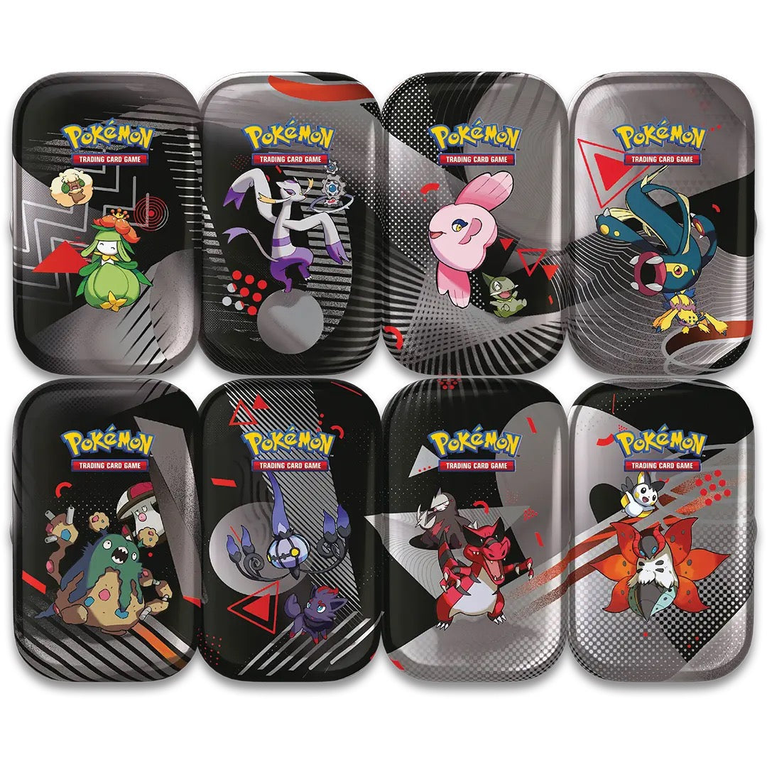 Schwarze Blitze & Weisse Flammen – Mini Tin - Pokemon - Englisch CoolUp Cards