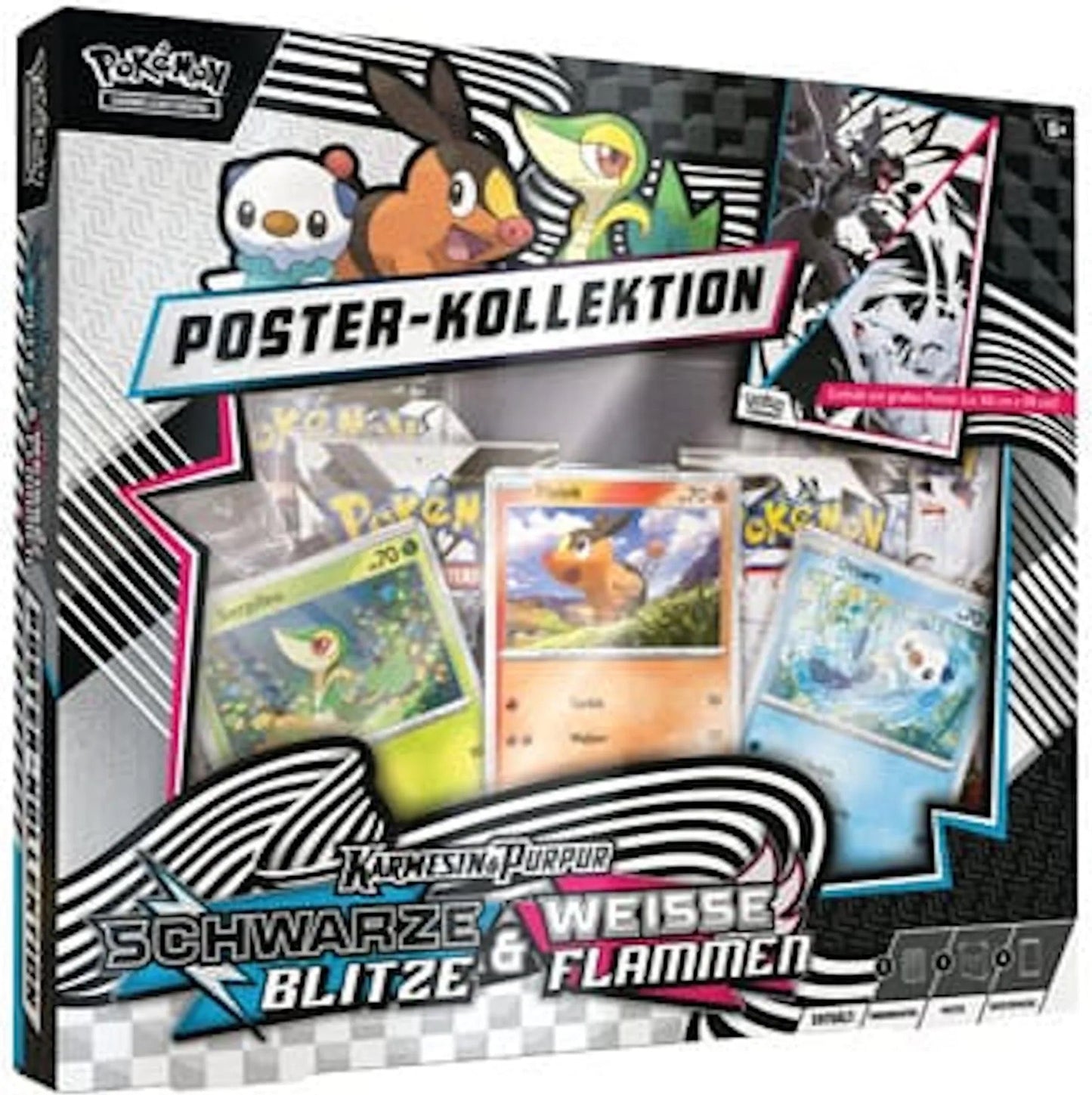 Schwarze Blitze & Weisse Flammen – Poster Kollektion – Pokémon Deutsch 🇩🇪 CoolUp Cards