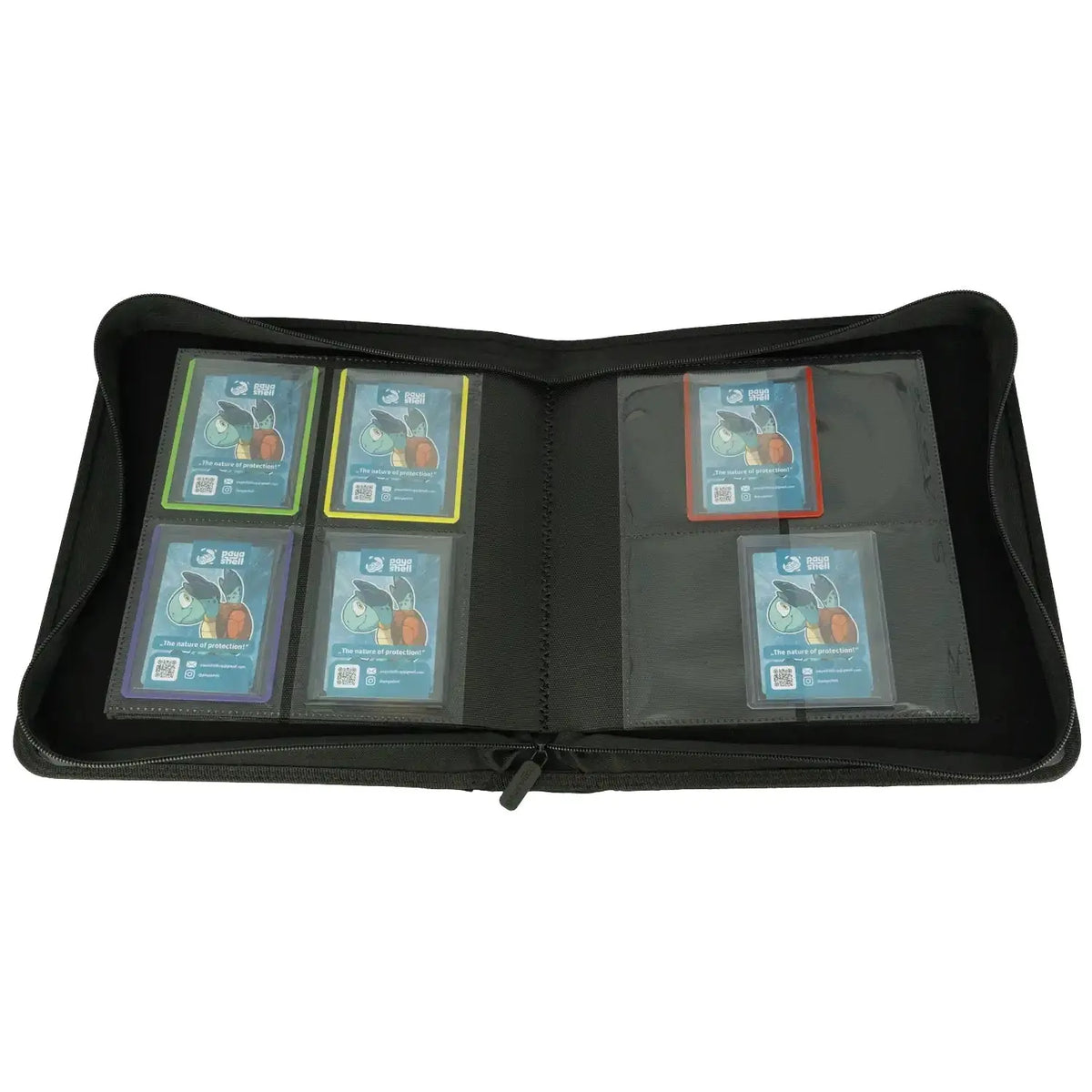 Resiplush 2x2 Toploader Binder – 160 Fächer mit Reißverschluss – PayaShell CoolUp Cards