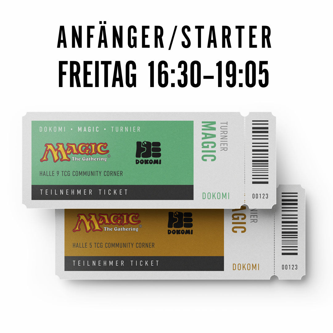 Magic Anfänger/Starter - Freitag 16:30-19:05 Uhr - DoKomi Turnier 2025