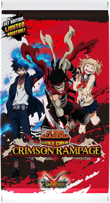 My Hero Academia CCG - Set 2: CRIMSON RAMPAGE - Booster 1st Edition - 🇬🇧 Englisch