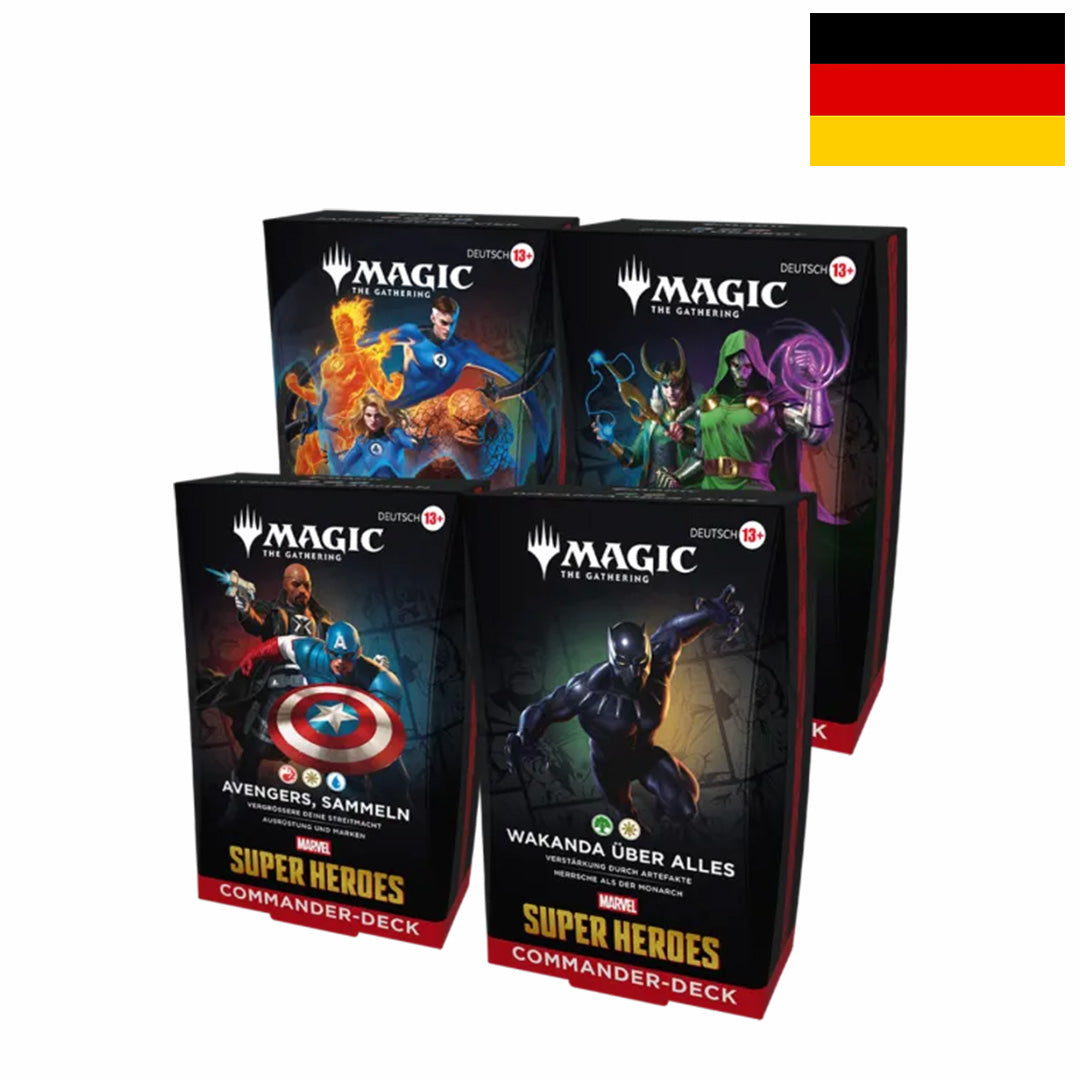 Marvel Super Heroes – Commander-Deck (verschiedene) – Magic: The Gathering 🇩🇪 Deutsch CoolUp Cards