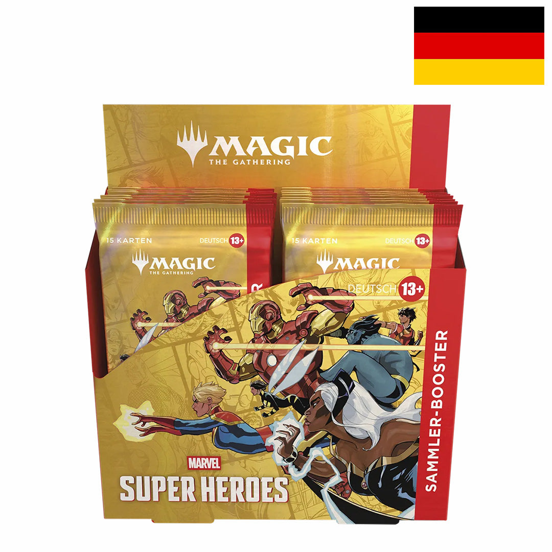 Marvel Super Heroes Sammler-Booster Display - Magic: The Gathering – 🇩🇪 Deutsch CoolUp Cards