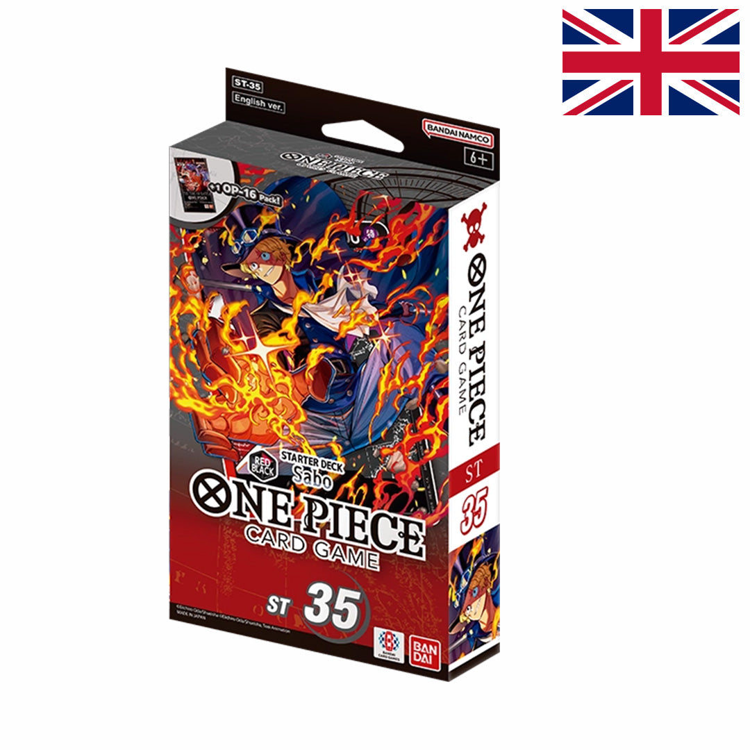 Sabo - Red Black Starter Deck - One Piece - ST-35 - 🇬🇧 Englisch CoolUp Cards