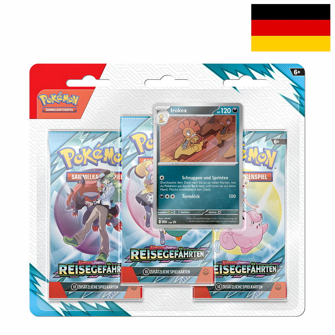 Pokémon Karmesin & Purpur: Reisegefährten - Booster Blister - Deutsch 🇩🇪