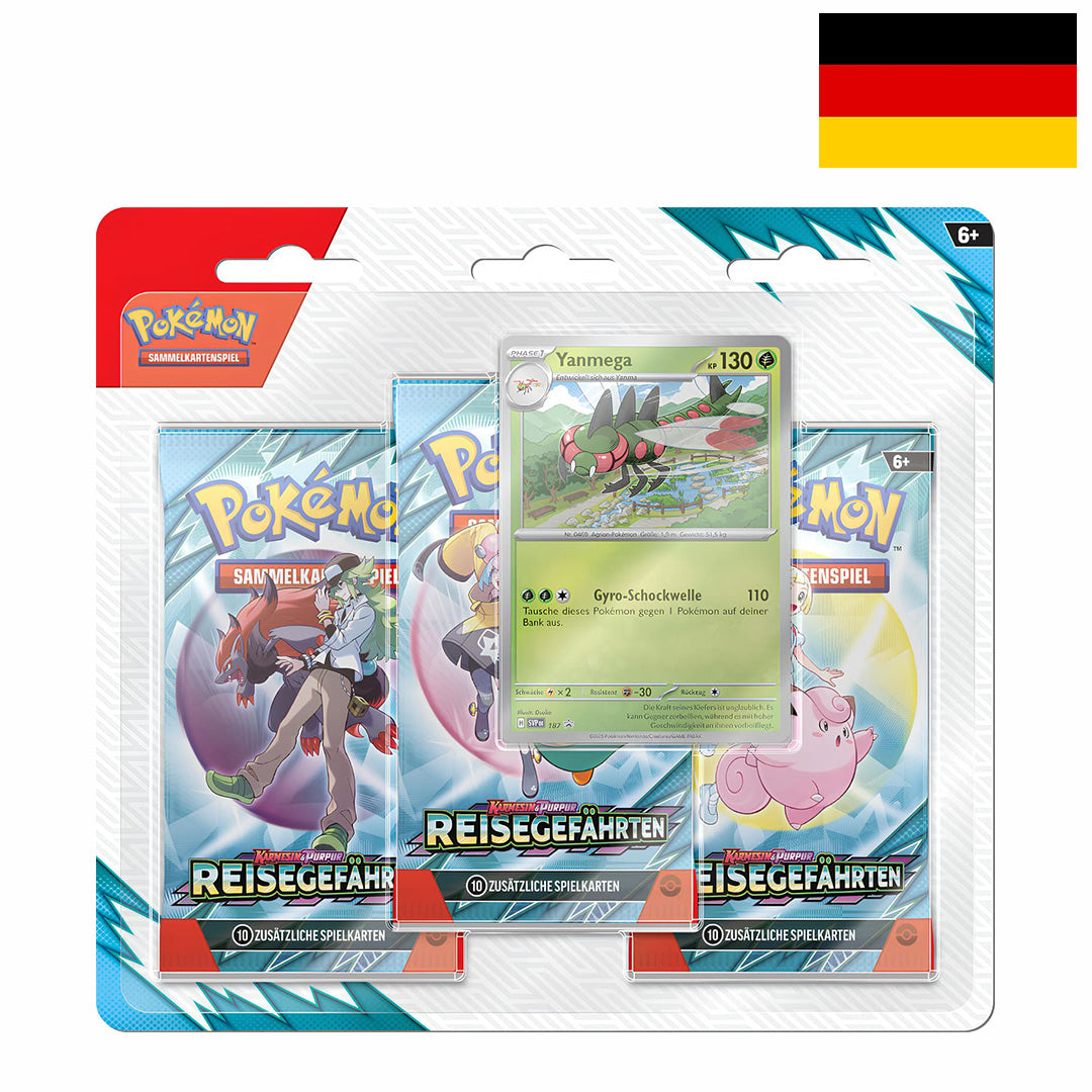 Pokémon Karmesin & Purpur: Reisegefährten - Booster Blister - Deutsch 🇩🇪