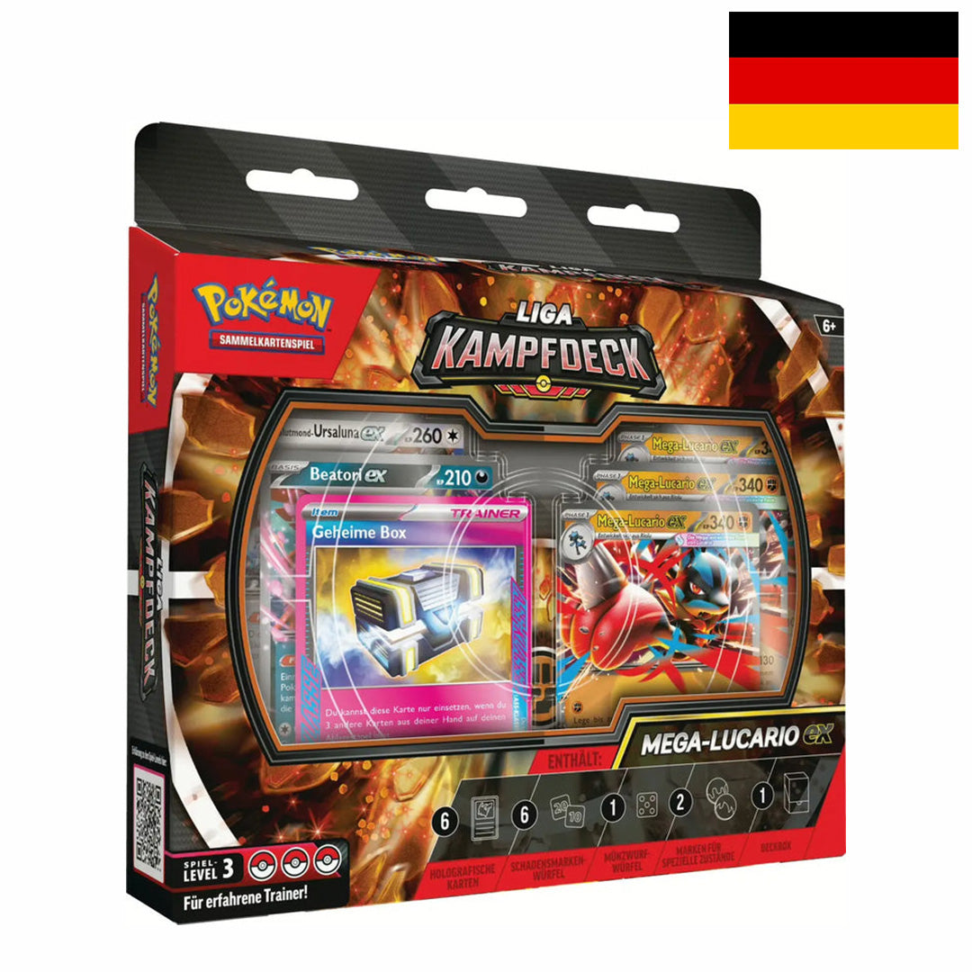 Mega Lucario Liga Kampfdeck – Pokémon 🇩🇪 Deutsch CoolUp Cards