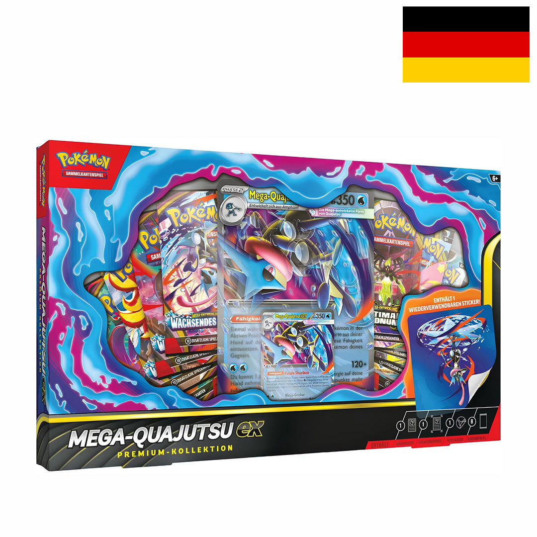 Mega-Quajutsu Premium Kollektion – Pokémon – Deutsch 🇩🇪 CoolUp Cards