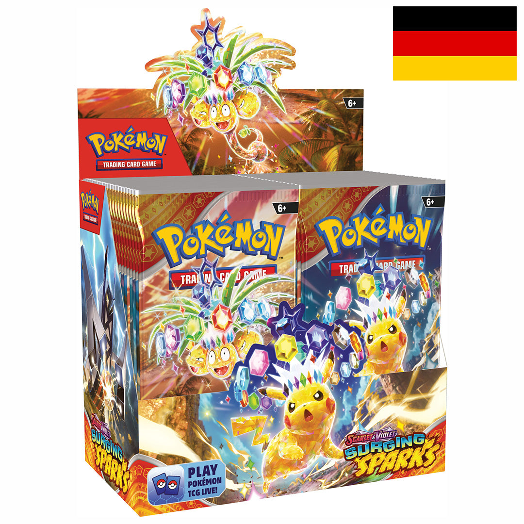 Pokémon Scarlet & Violet: Surging Sparks Booster Display - 🇩🇪 Deutsch