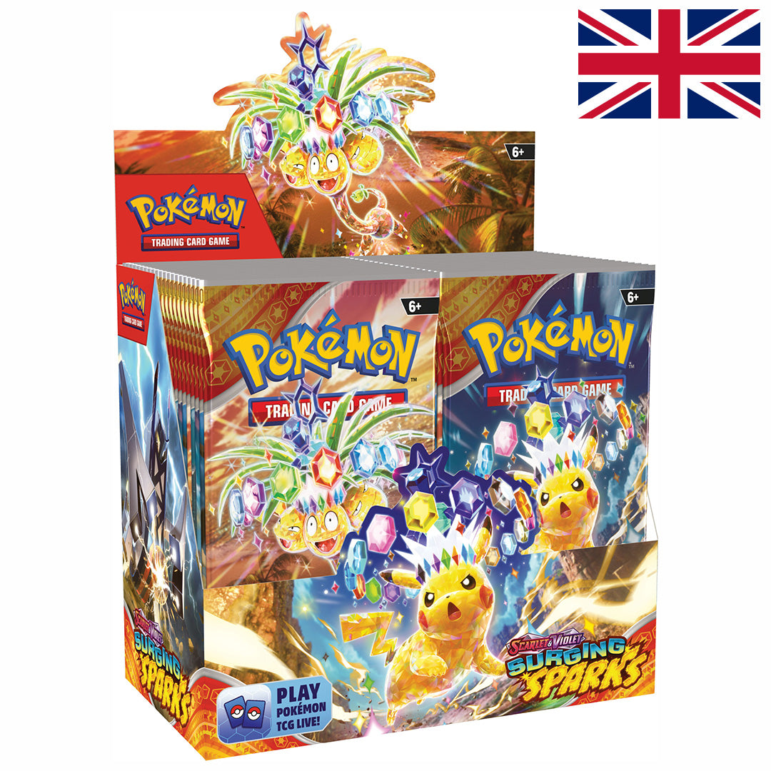 Pokémon Scarlet & Violet: Surging Sparks Booster Display - 🇬🇧 Englisch