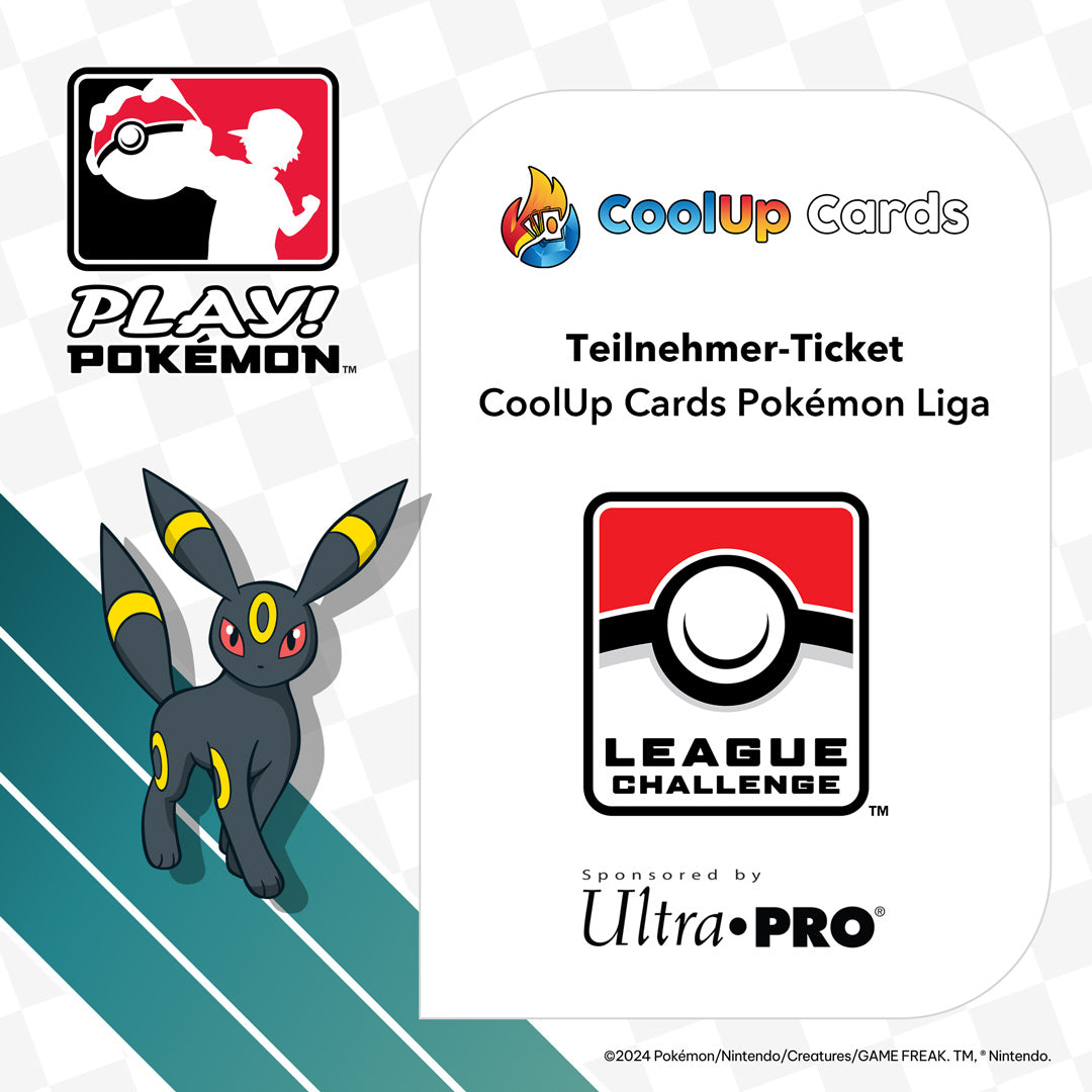 [League Challenge Sep.] 12.09.2025 15 Uhr – Pokémon Liga Turnier – Teilnehmer-Ticket