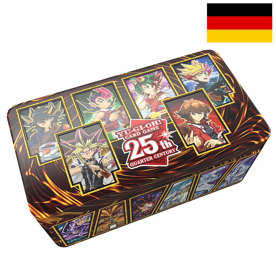 Yu-Gi-Oh! - 25th Anniversary Tin: Dueling Heroes - 1st Edition - 🇩🇪 Deutsch