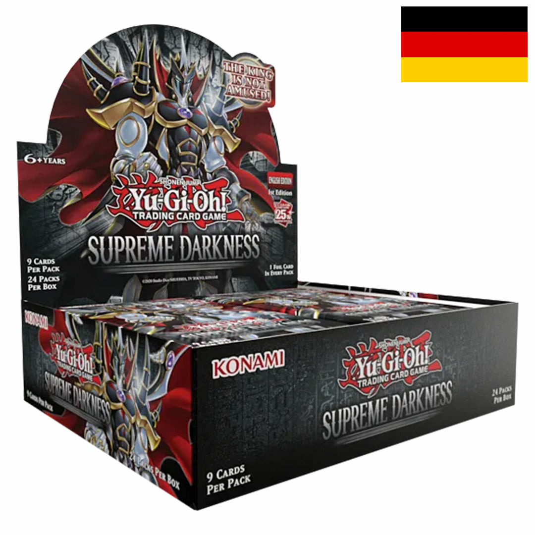 Yu-Gi-Oh! - Supreme Darkness Booster Display - 1st Edition - 🇩🇪 Deutsch