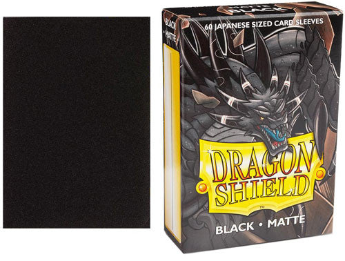 Dragon Shield: Japanese Sleeves Black Matte (60)