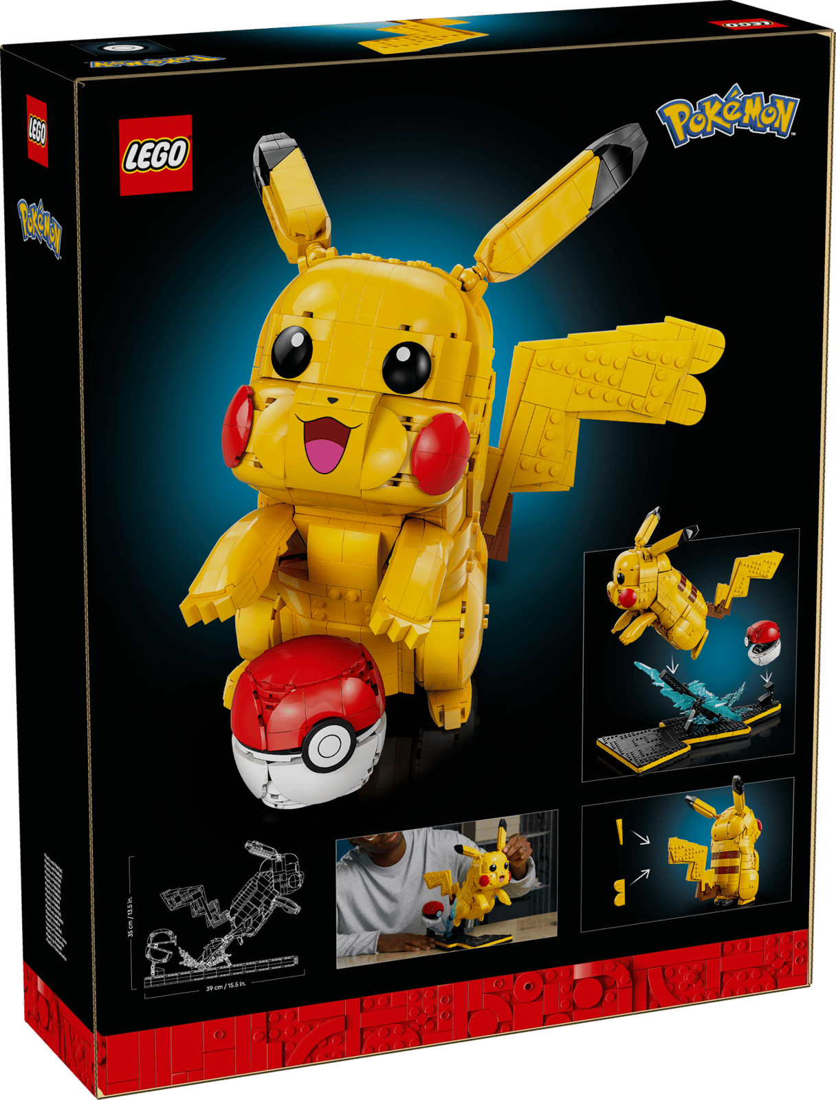 Lego Pikachu und Pokéball CoolUp Cards