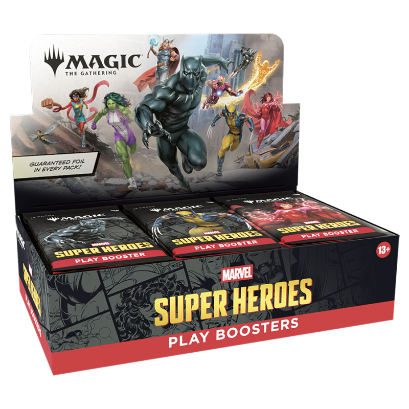 Marvel Super Heroes Play Booster Display - Magic: The Gathering – Englisch CoolUp Cards