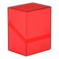 Deckbox Boulder - Farbe: Ruby, für 80+ Karten - Ultimate Guard CoolUp Cards