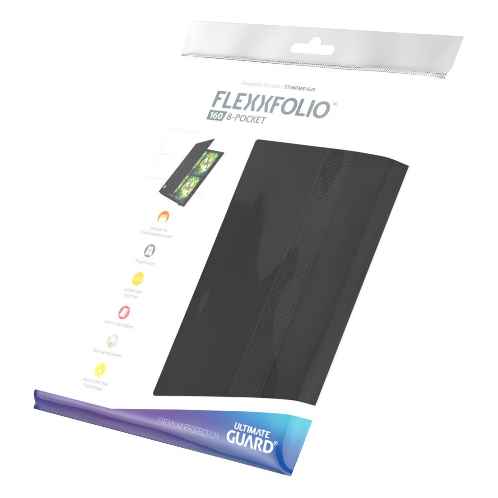 Flexx Folio 160 / 8-Pocket - Schwarz  – Ultimate Guard CoolUp Cards
