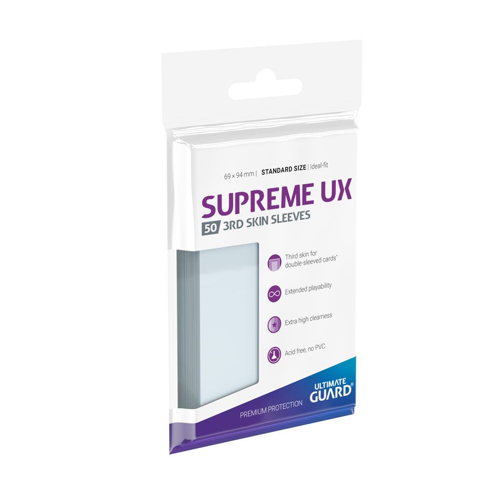 3rd Skin Sleeves Supreme UX – Oversleeves, Ultimate Guard, Standard Size (50 Stk.) CoolUp Cards