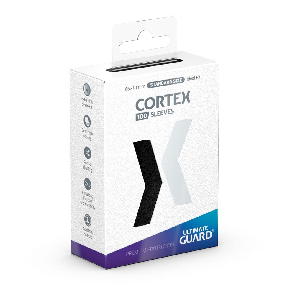 Sleeves – Ultimate Guard - Cortex Standard Size Schwarz (100 Stk.)